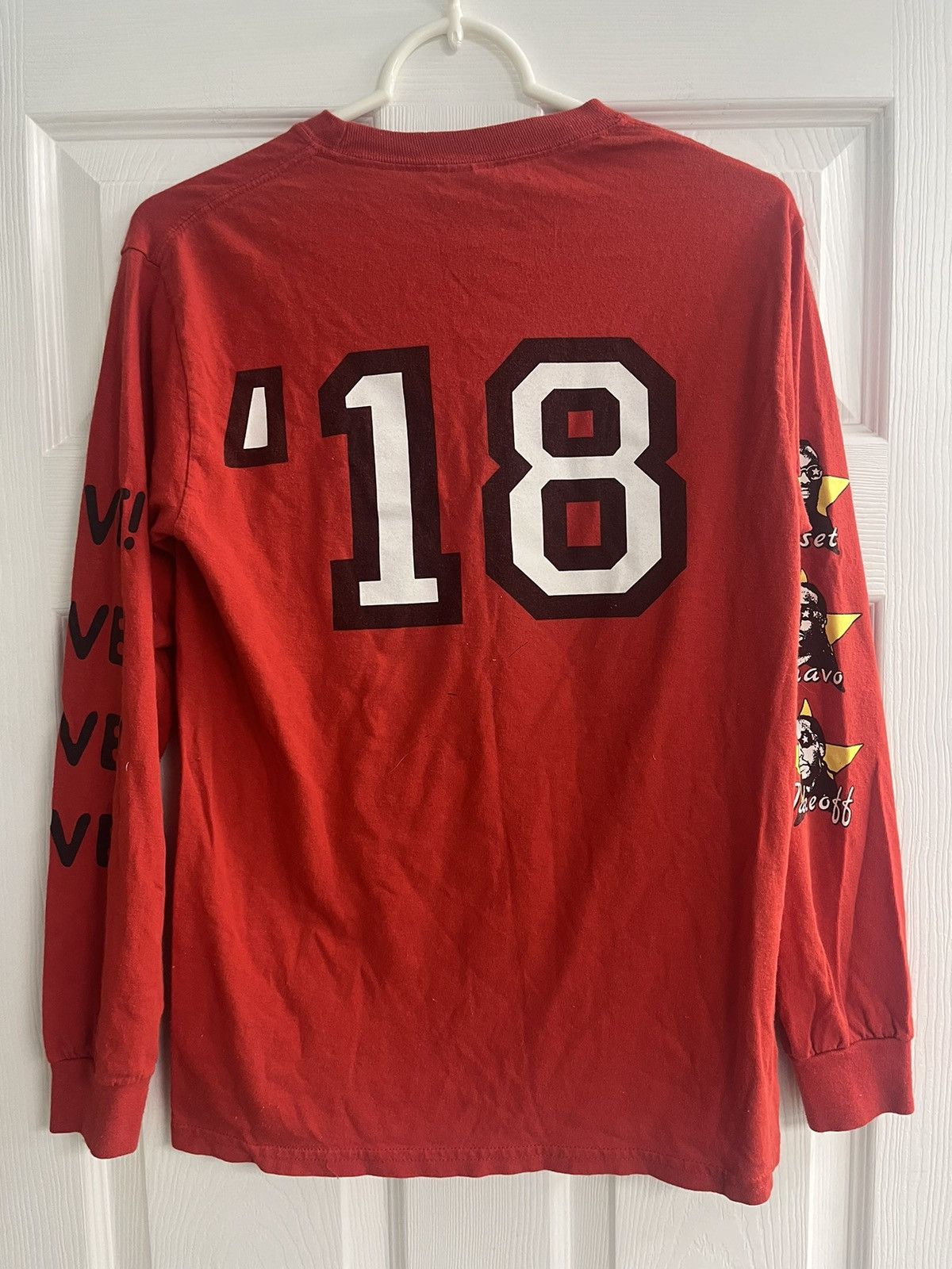 Drake Aubrey & The Three Migos LIVE ‘18 Red Longsleeve Size US S / EU 44-46 / 1 - 7 Thumbnail