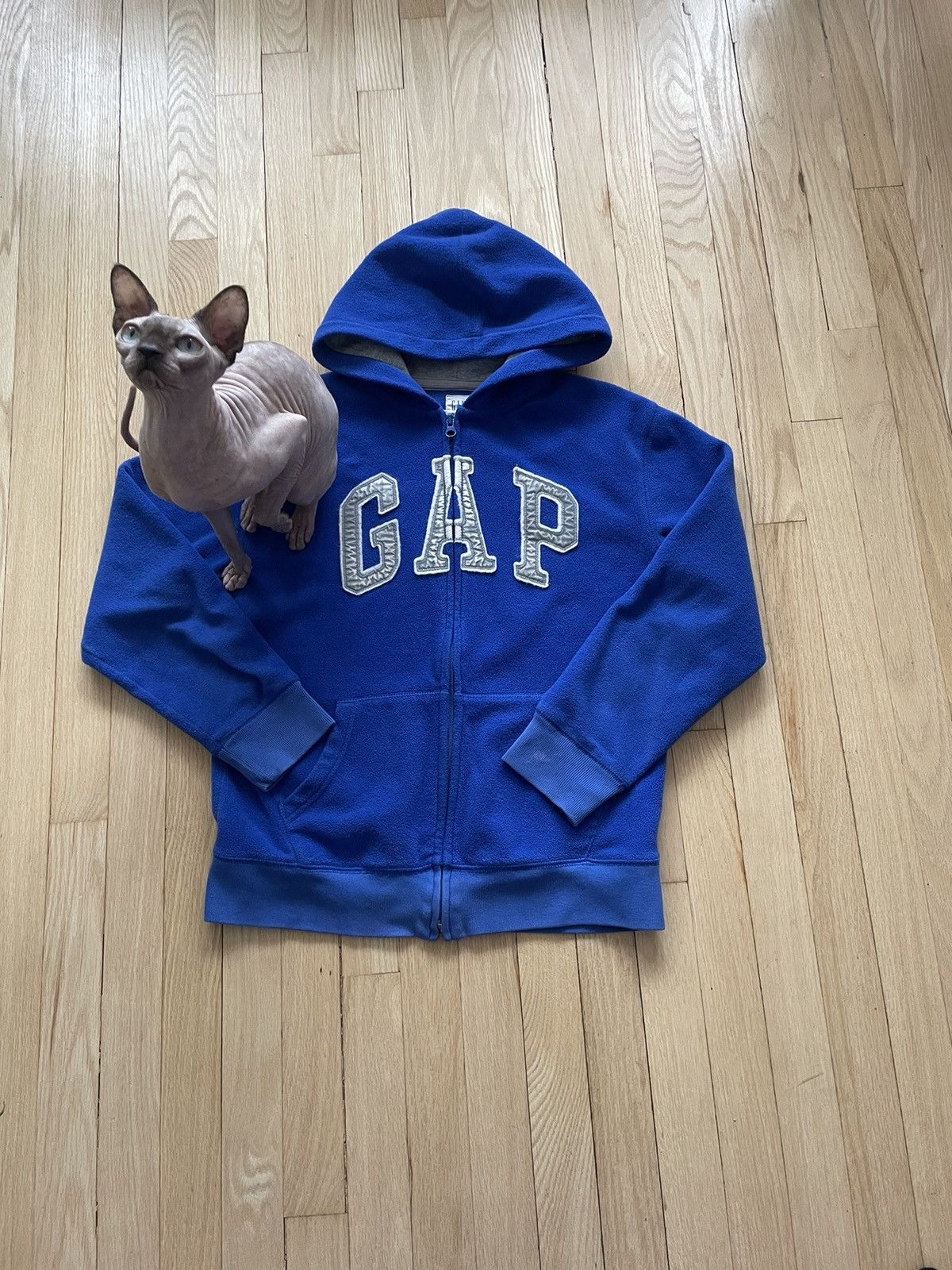 Gap 🔵Blue GAP zip up hoodie🫐 | Grailed