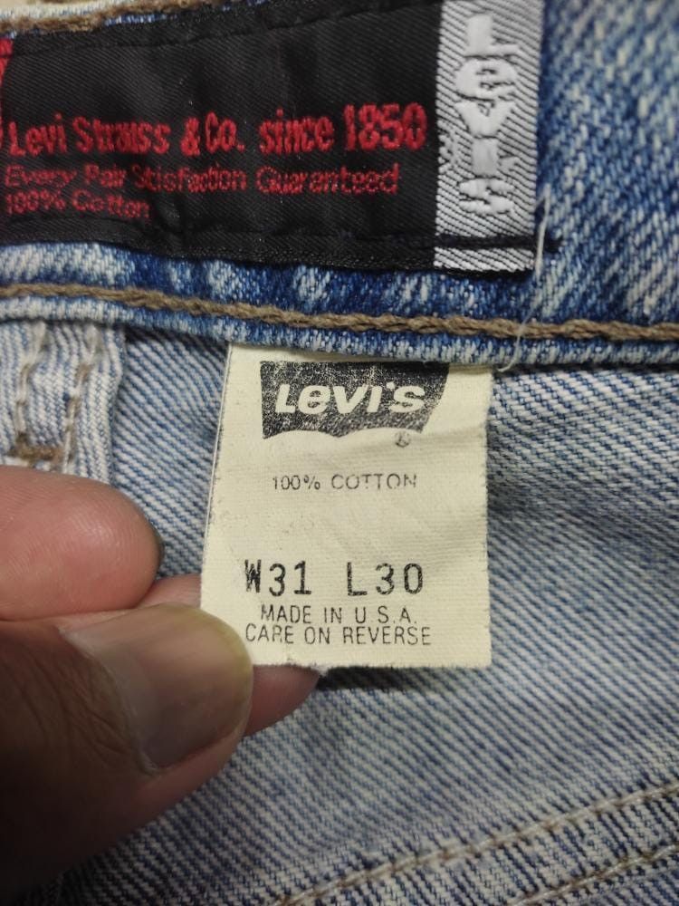 Levi's Vintage Clothing VINTAGE LEVIS SILVER TAB DISTRESSED JEANS MUD WASH FADED Size US 31 - 11 Thumbnail