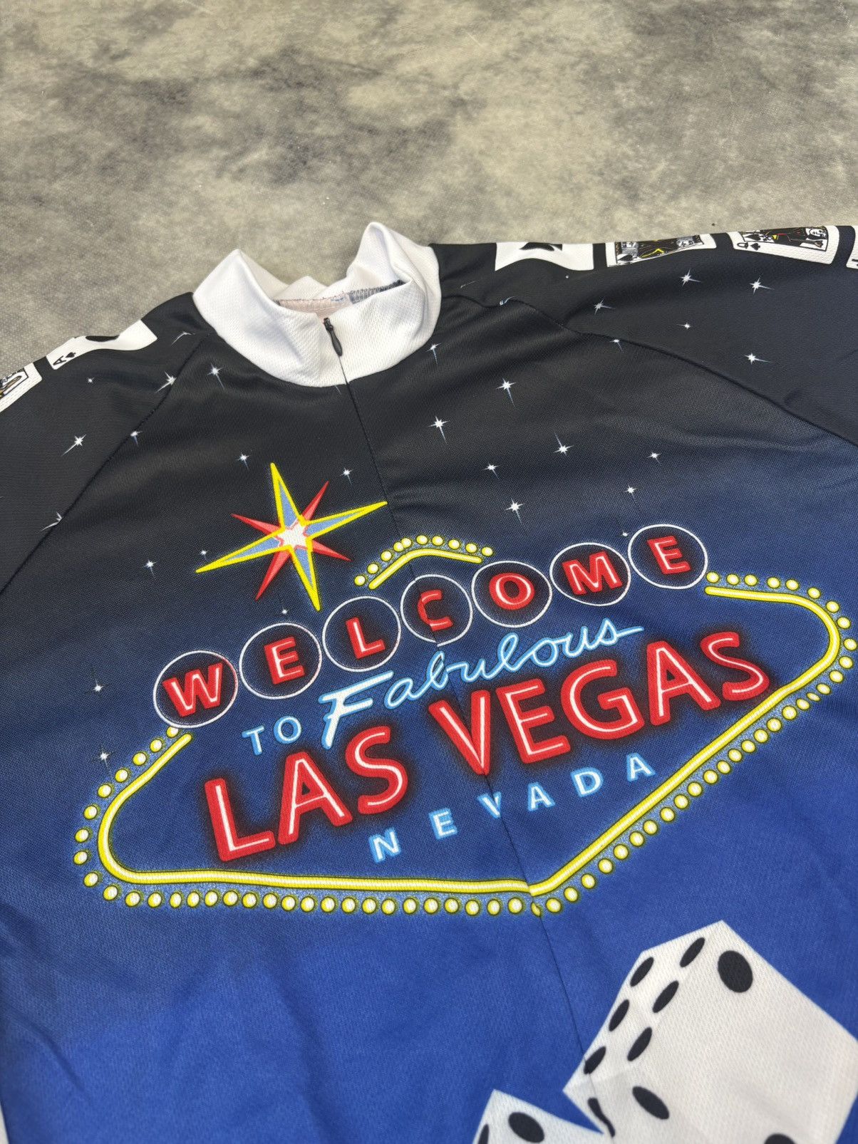 Japanese Brand Vintage Biker Jersey tshirt Las Vegas Casino Gabber Rave 90s Size US L / EU 52-54 / 3 - 2 Thumbnail