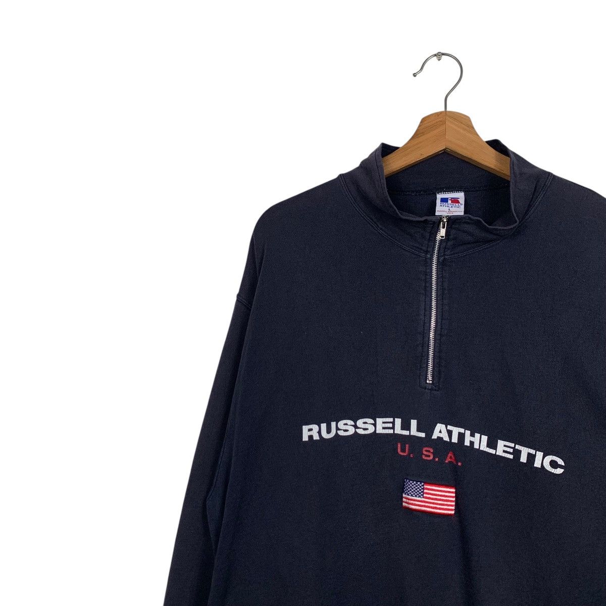 Russell Athletic RUSSELL ATHLETIC Embroidery Big Logo Sweatshirt #1739-C77 Size US L / EU 52-54 / 3 - 6 Thumbnail