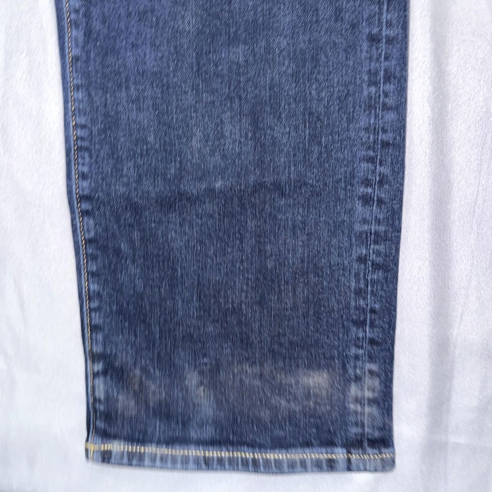Flint And Tinder Flint And Tinder Jeans Mens 36x34 Blue Straight Dark Wash Denim Pants Size US 36 / EU 52 - 6 Thumbnail