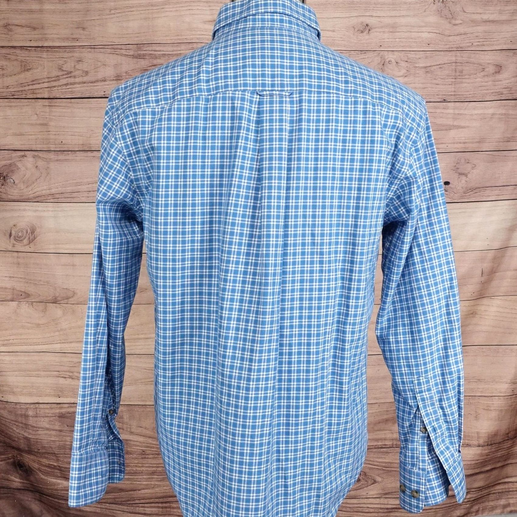 Vintage Cabela's Shirt Mens M Blue Check Long Sleeve Button-Up Wrinkle Free Cotton Size US M / EU 48-50 / 2 - 4 Thumbnail