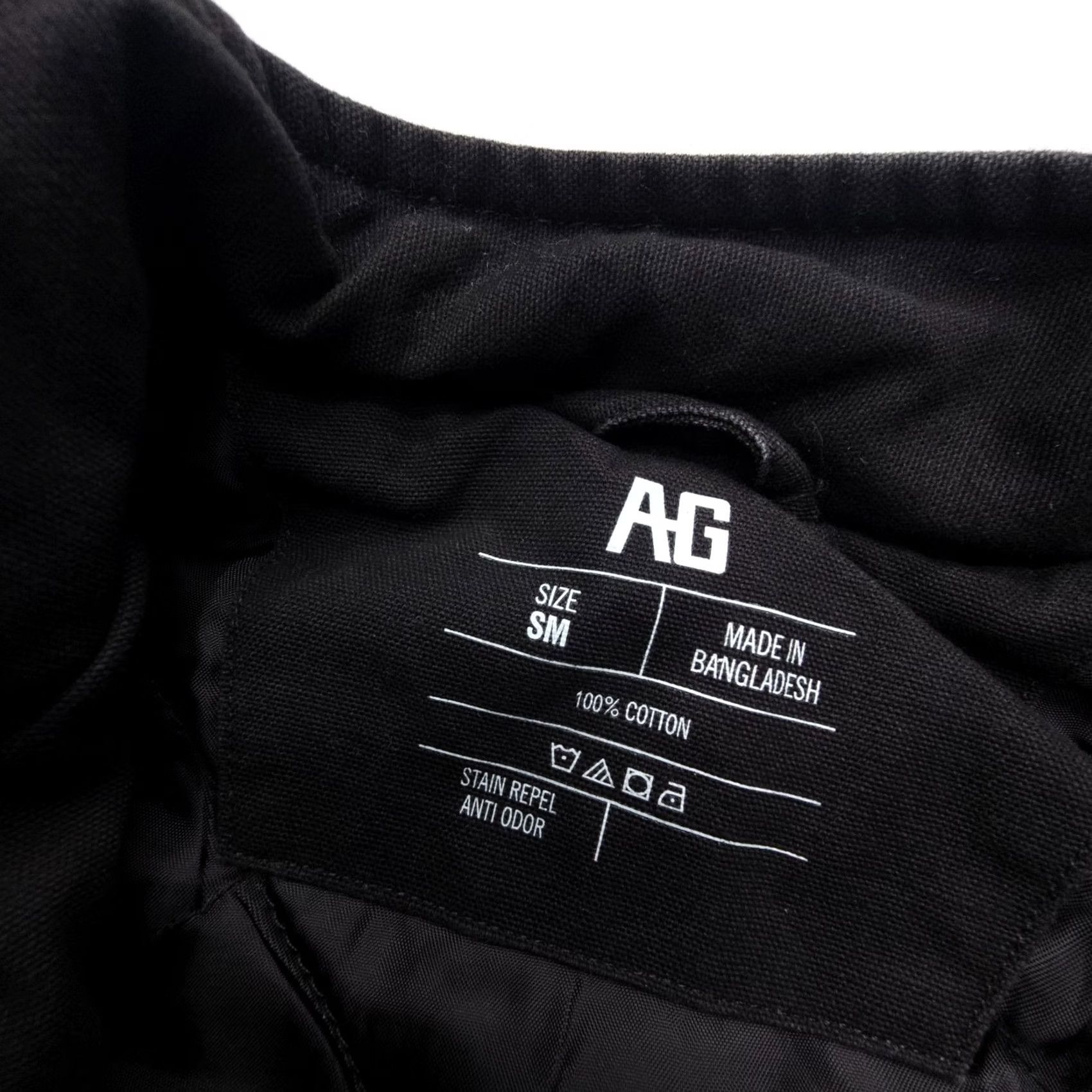 La Gear AG Gear Winston Vest Mens Small Black Full Zip Chore Farm Canvas Workwear Ranch Shirt Size US S / EU 44-46 / 1 - 3 Thumbnail