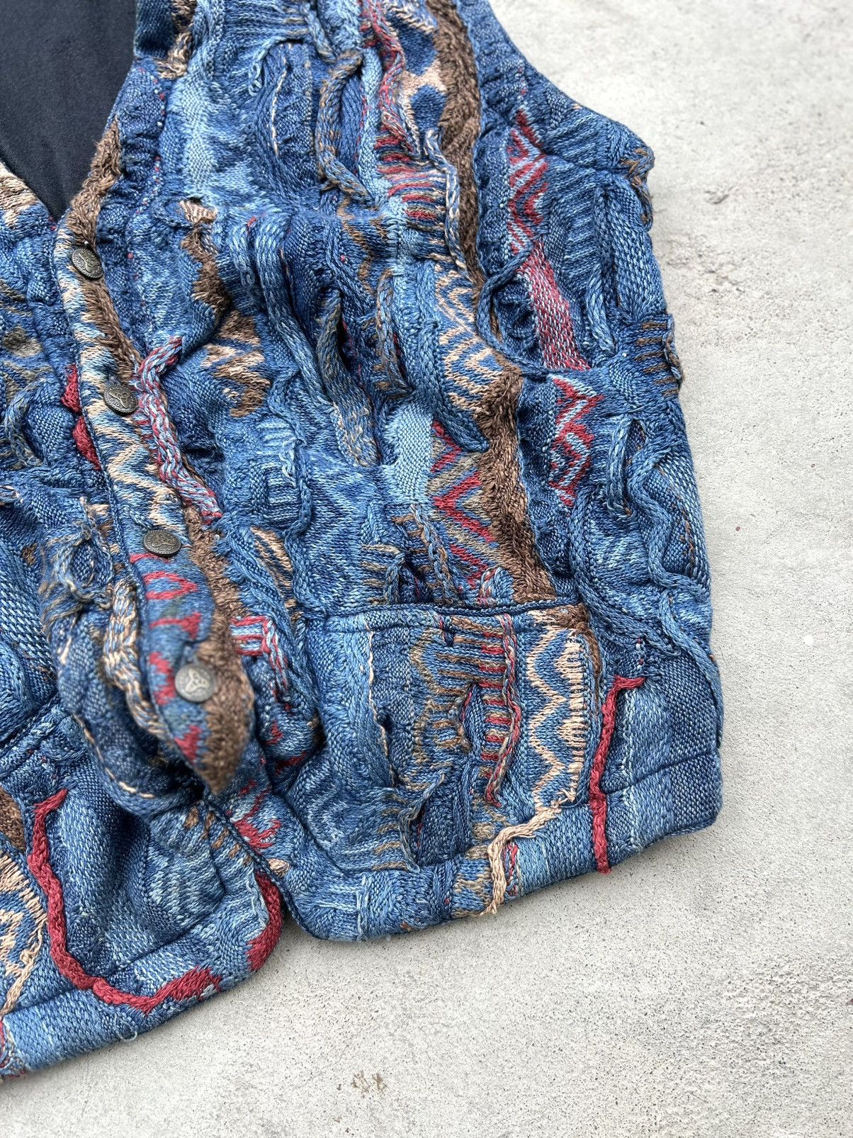 Coogi 💥RARE💥 CRAZY COOGI BLUES VEST Size US M / EU 48-50 / 2 - 5 Thumbnail
