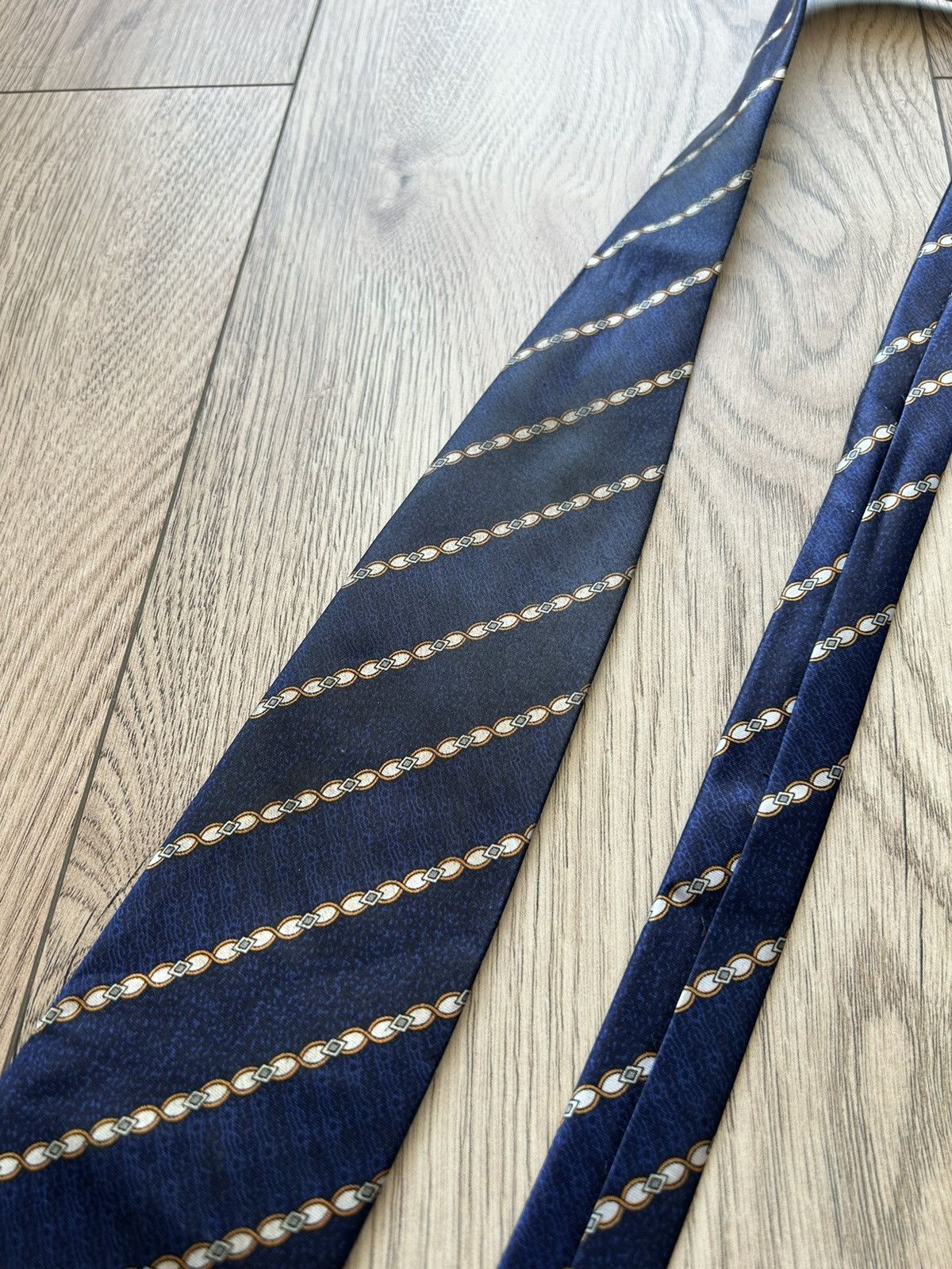 Vintage × Yves Saint Laurent Yves Saint Laurent Silk Pattern Tie Vintage Size ONE SIZE - 4 Thumbnail