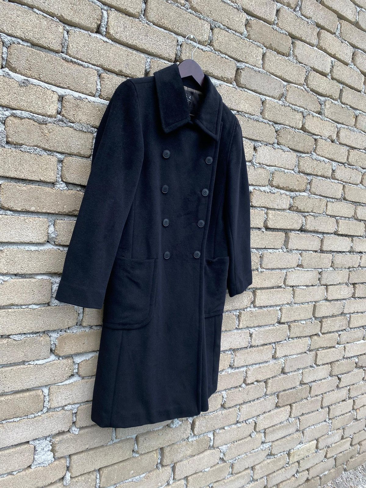 agnes b. Agneb b. Wool Long Coat Double Breast Size M / US 6-8 / IT 42-44 - 2 Thumbnail