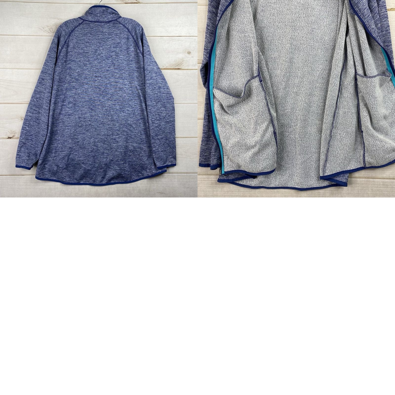 Eddie Bauer Eddie Bauer Womens Active Jacket 2XL Blue Full Zip Thumbholes Terry Pockets Jacket Women 2XL Blue Activewear Outdoor Athleisure 90s? Size XXL / US 16-18 / IT 52-54 - 8 Thumbnail