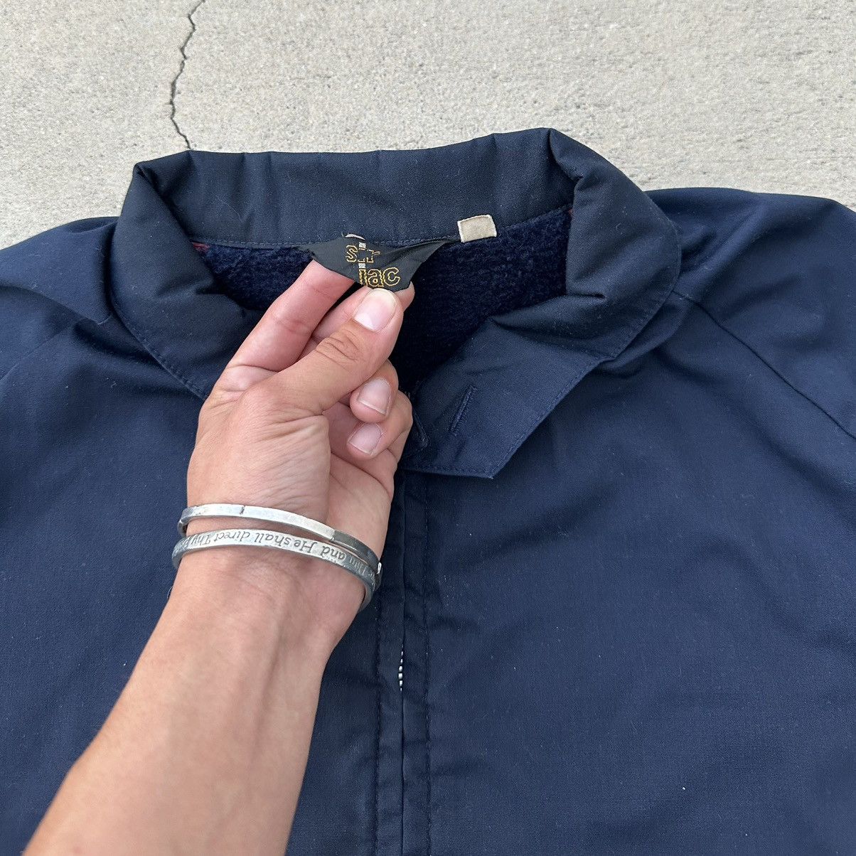Vintage 70s Fleece Lined Work Jacket Size US XL / EU 56 / 4 - 4 Thumbnail