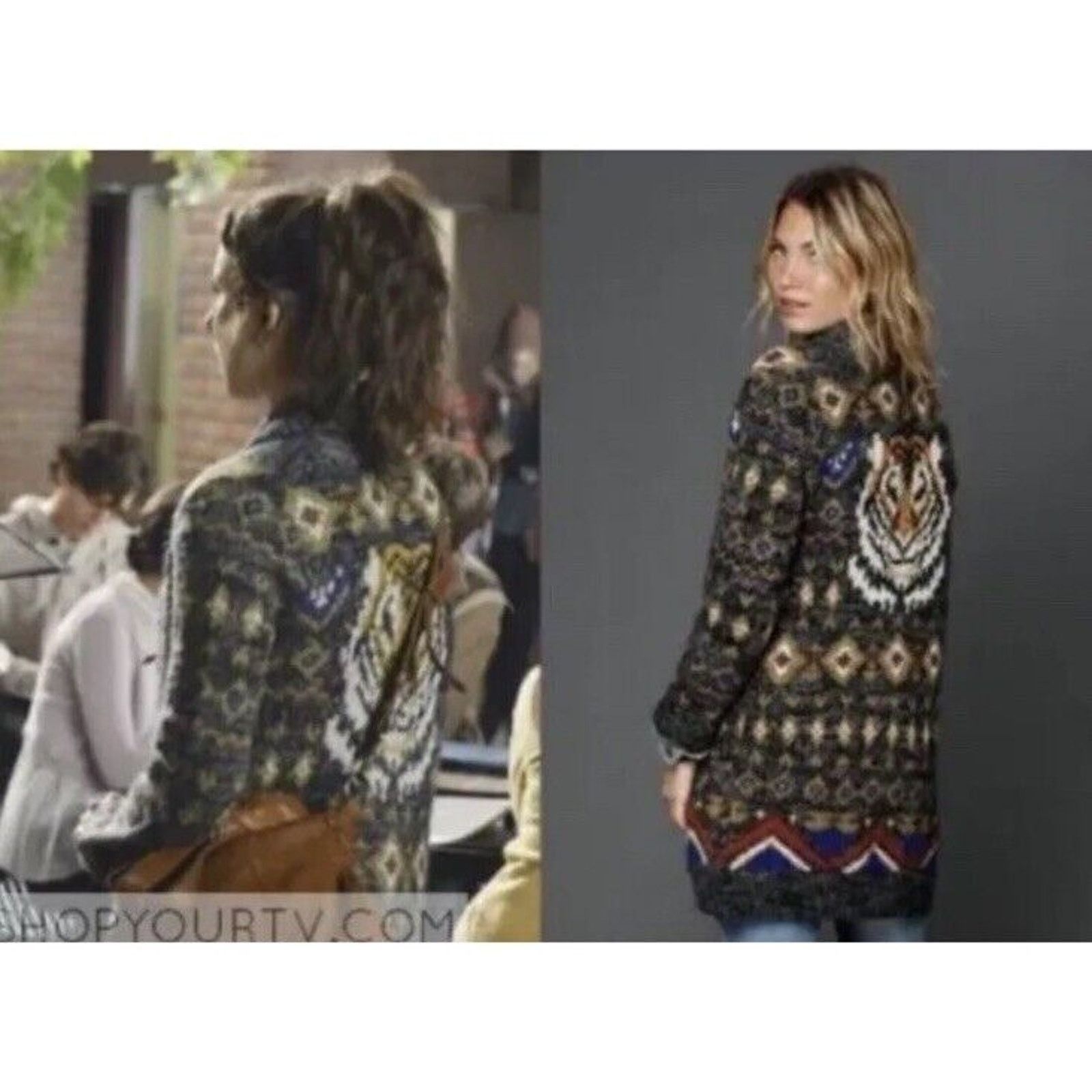 Free People FREE PEOPLE Mascot Tiger Wool Cardigan Bohemian Sweater XS Size XS / US 0-2 / IT 36-38 - 3 Thumbnail