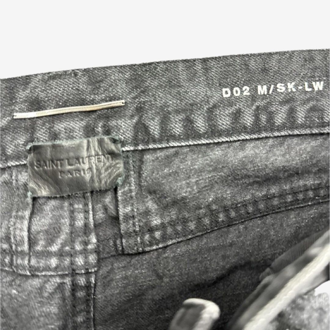 Saint Laurent Paris Saint Laurent SS16 Bleached Denim Sz.32 Size US 32 / EU 48 - 3 Thumbnail
