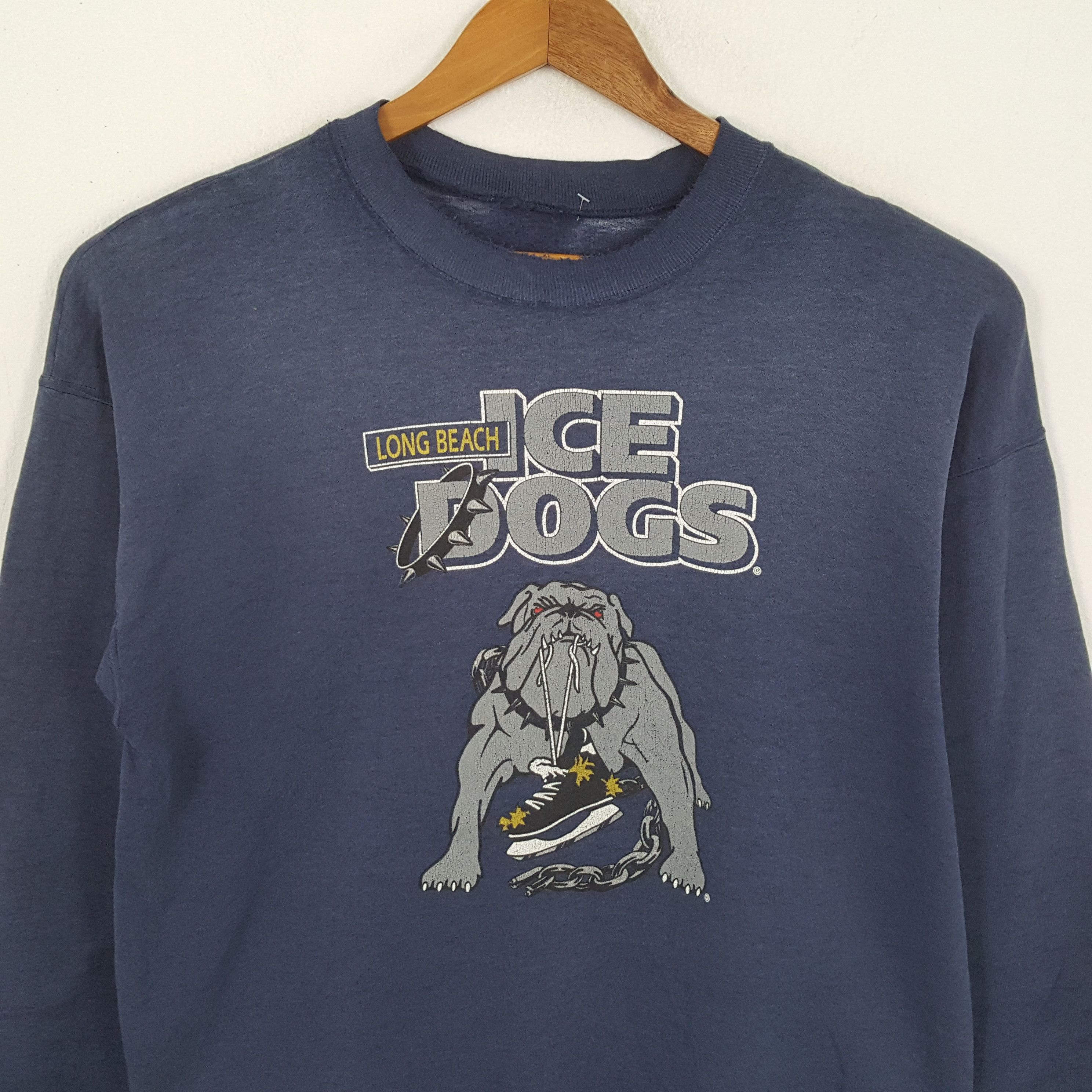 Vintage Vintage ICE DOGS American Streetwear Style Sweatshirts Size US L / EU 52-54 / 3 - 2 Thumbnail
