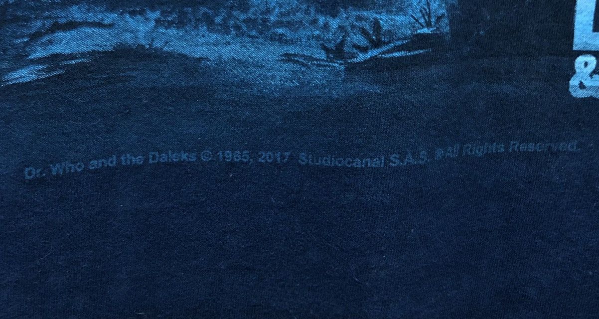 Vintage Vintage Dr.Who & The Daleks T-Shirt Size US L / EU 52-54 / 3 - 4 Thumbnail