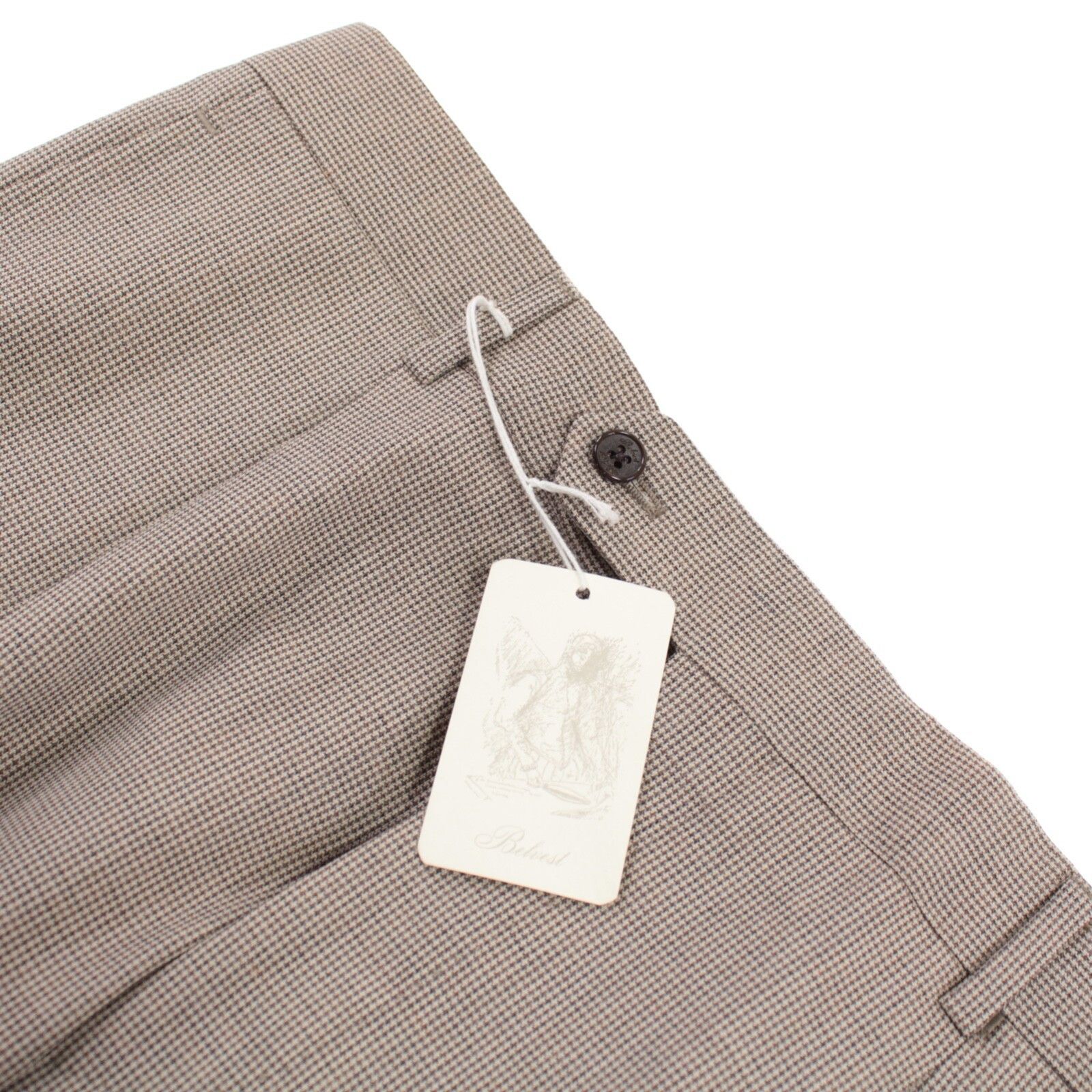 Belvest Belvest New with tags Dress Pants Size 34 US In Brown Size US 34 / EU 50 - 1 Thumbnail