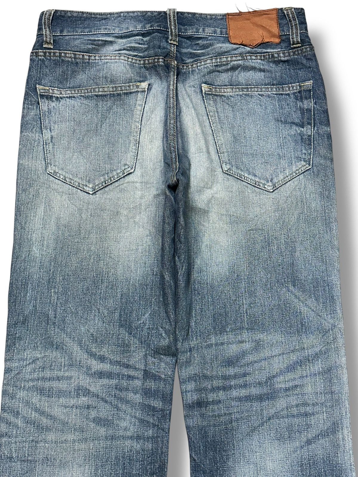 Japanese Brand The Denim Japan Jean Distressed Baggy Loose Style and Faded Size US 34 / EU 50 - 5 Thumbnail