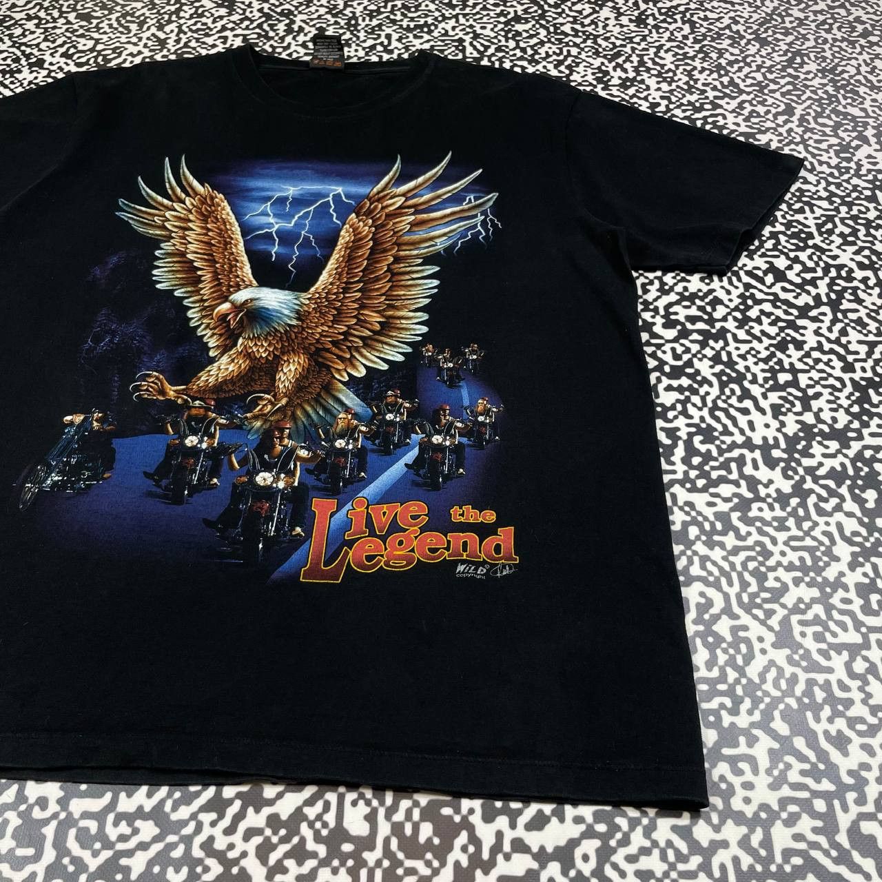 Harley Davidson Vintage Y2K Harley Davidson Style Live The Legend T-shirt Size US XL / EU 56 / 4 - 4 Thumbnail