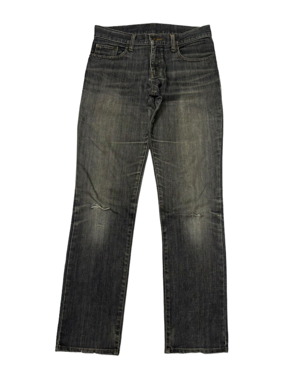 Japanese Brand × Jean × Uniqlo Vintage Uniqlo Japanese Brand Distressed Denim Jeans Size US 31 - 1 Thumbnail