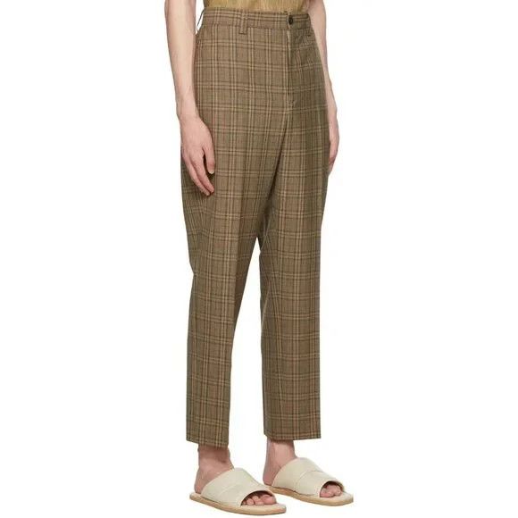 Nanushka Nanushka Check Trousers Size 46 US 30 S Mens Beige $645 Size US 30 / EU 46 - 13 Thumbnail