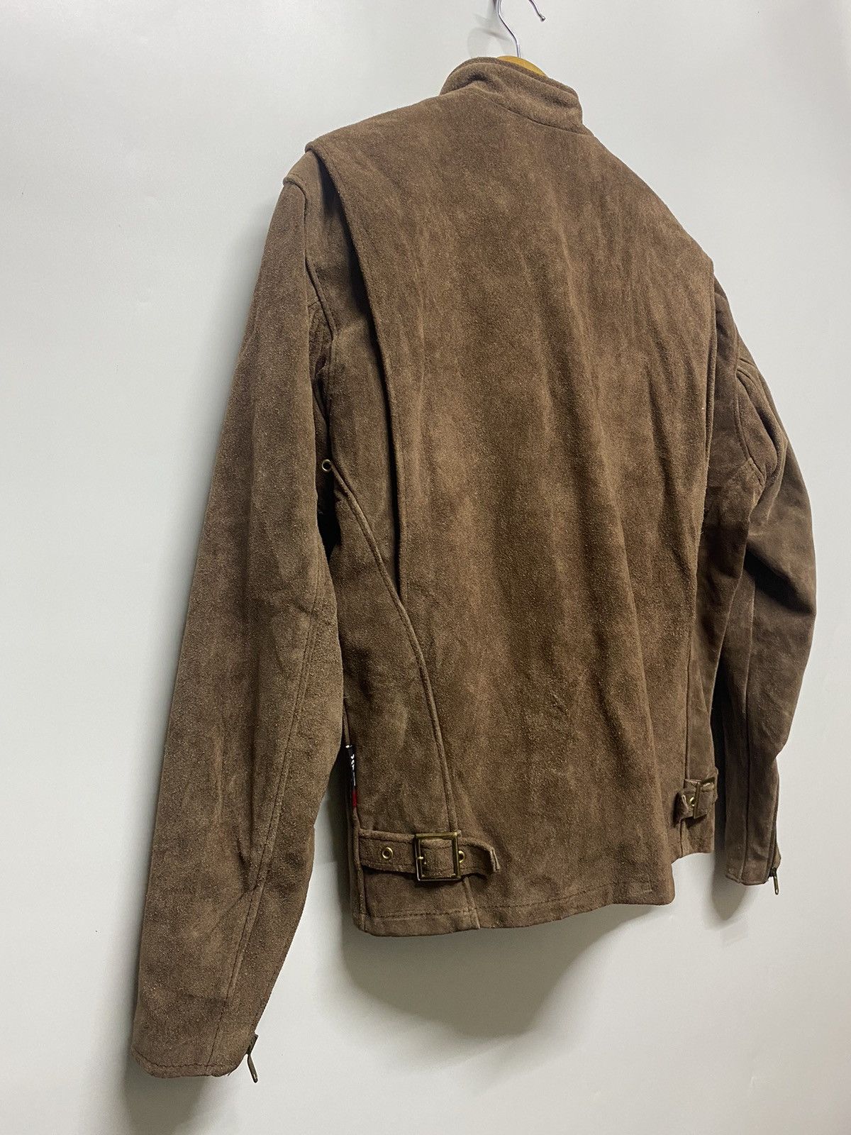 Schott Vtg Schott Leather Riders Trucker Jacket Suede Size 38 Brown Size US XL / EU 56 / 4 - 8 Thumbnail