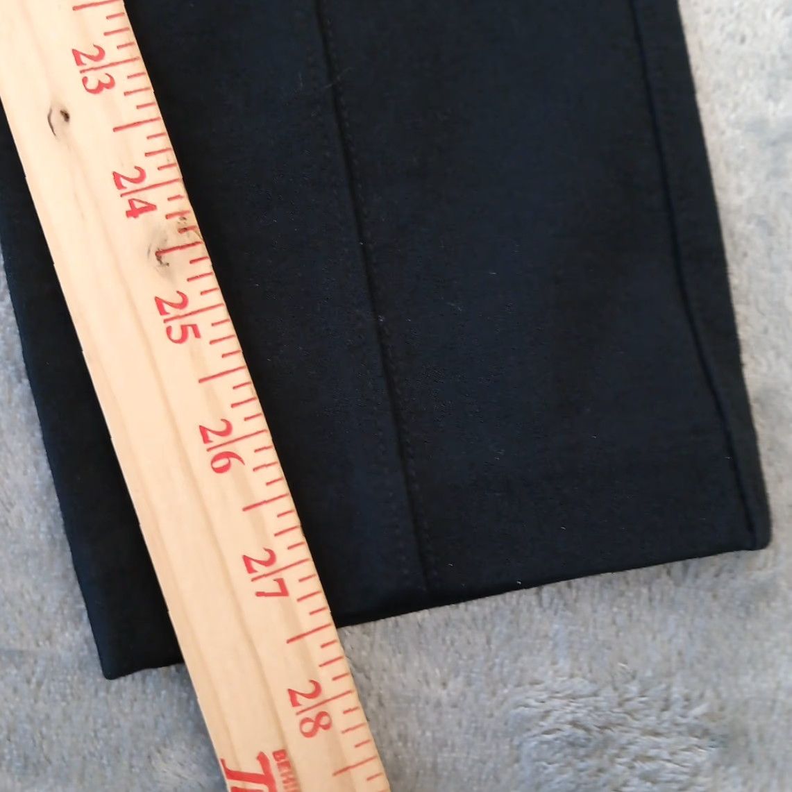Old Navy Old Navy Pixie Skinny Ankle Pants Womens M Black Pull On 28x27.5 New Size 32" / US 10 / IT 46 - 5 Thumbnail