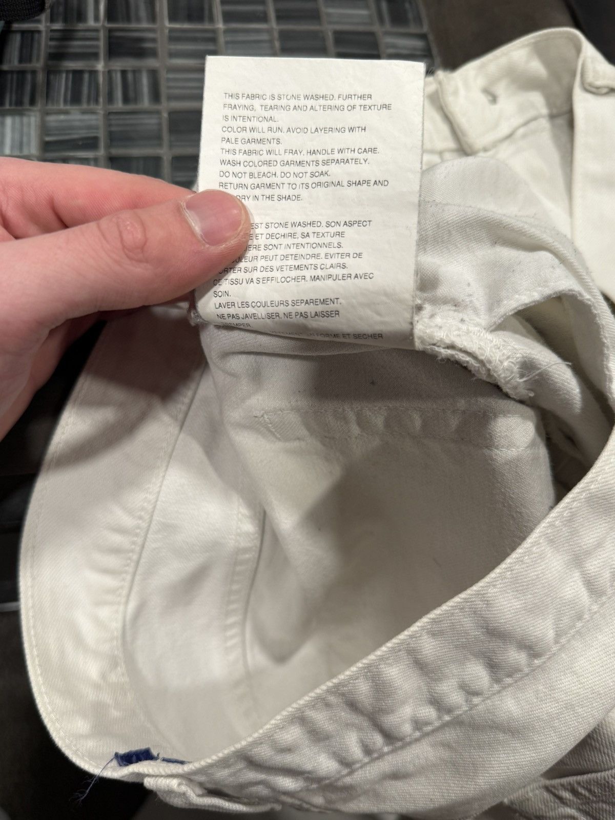 Comme des Garcons Comme Des Garçons Junya Watanabe White Triumph Denim Size US 32 / EU 48 - 9 Thumbnail