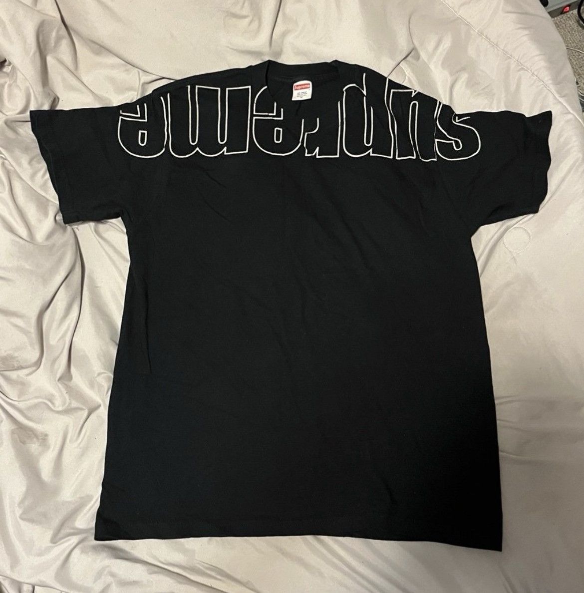 Supreme Supreme upside down tee black size Medium Size US M / EU 48-50 / 2 - 1 Thumbnail
