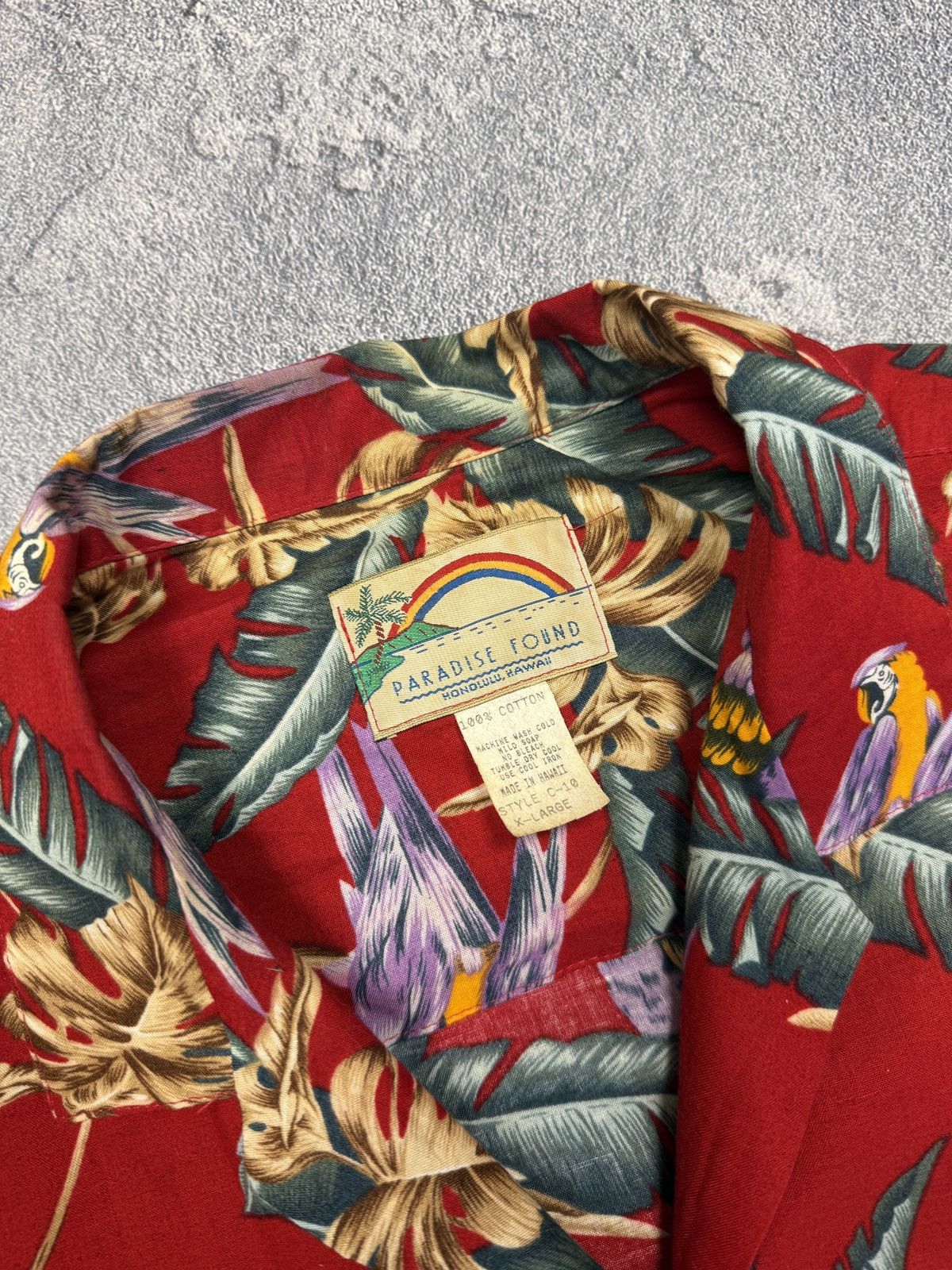 Other Paradise Found Parrot Hawaiian Shirt Magnum PI VTG 80s 90s Size US XL / EU 56 / 4 - 5 Thumbnail