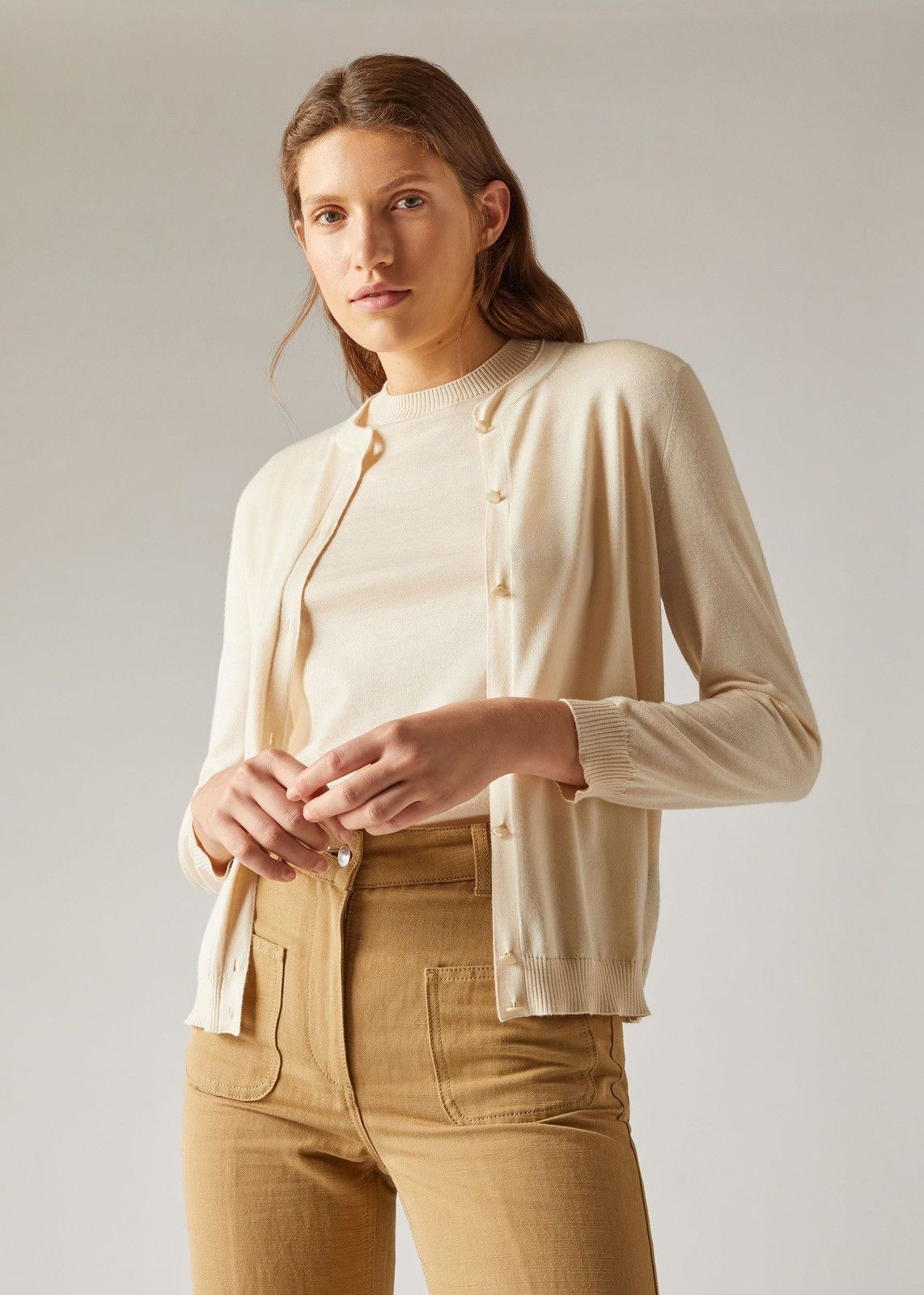 Loro Piana o1srvl11e0424 Sweater in Medium Brown Size L / US 10 / IT 46 - 3 Thumbnail