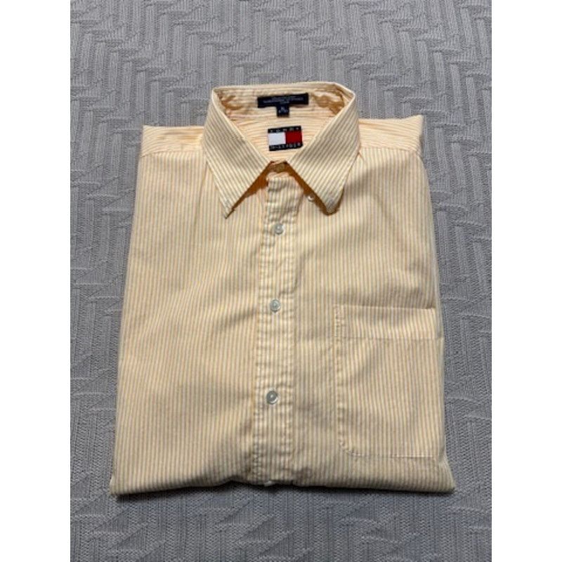 Tommy Hilfiger Tommy Hilfiger yellow striped button down size 16 Size US L / EU 52-54 / 3 - 1 Thumbnail