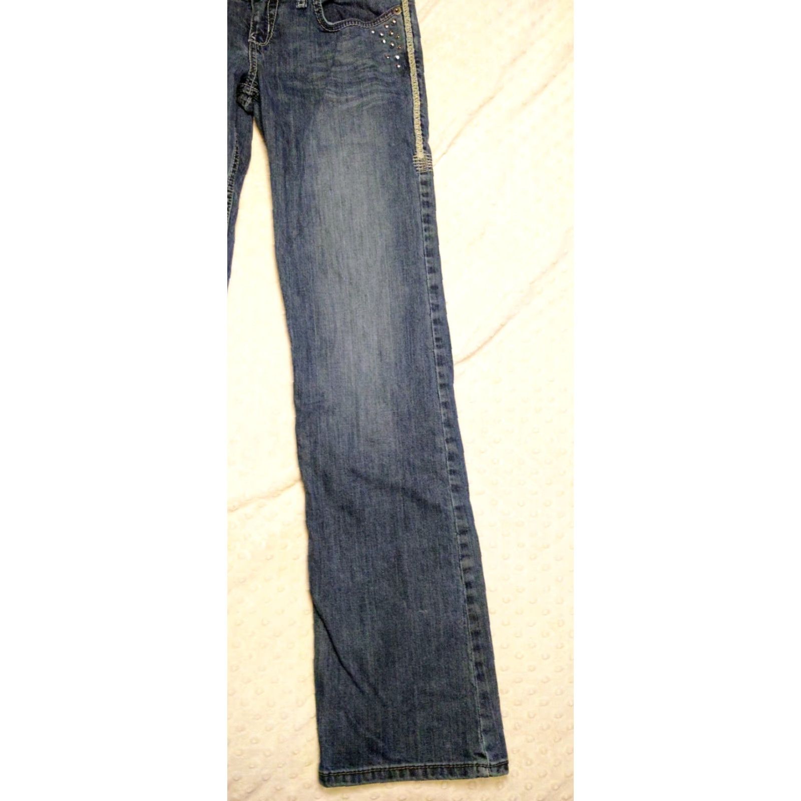 Vintage VINTAGE Cruel Jeans Women’s 30 Denim Bootcut 5-Pocket Blue Cotton Spandex Blake Regular Size 30 (30x33) Logo Embroidered Western Cowgirl Ranchwear Size 30" / US 8 / IT 44 - 2 Thumbnail