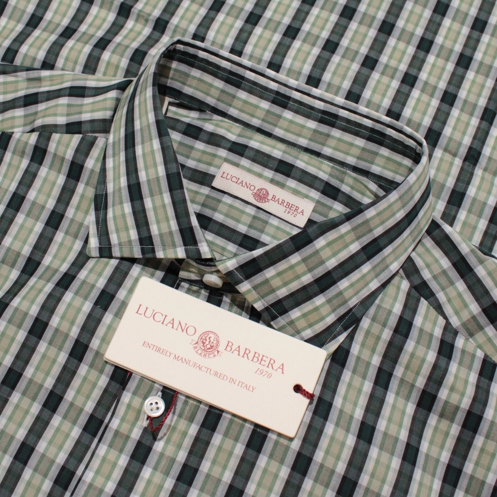 Luciano Barbera Luciano Barbera New with tags Shirt Size L US In Green Size US L / EU 52-54 / 3 - 1 Thumbnail