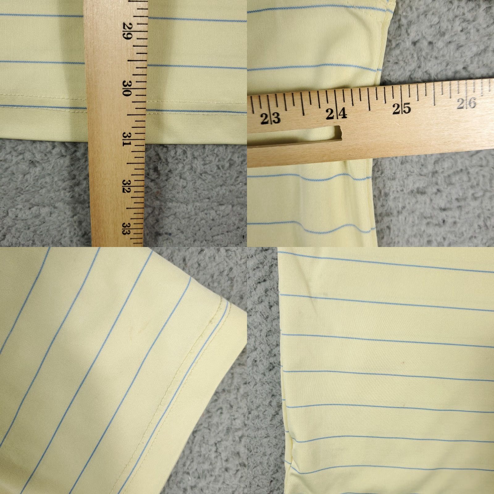 Vintage Greg Norman Polo Shirt Mens XL Yellow Striped Short Sleeve Golf Casual STAINED Size US XL / EU 56 / 4 - 8 Thumbnail