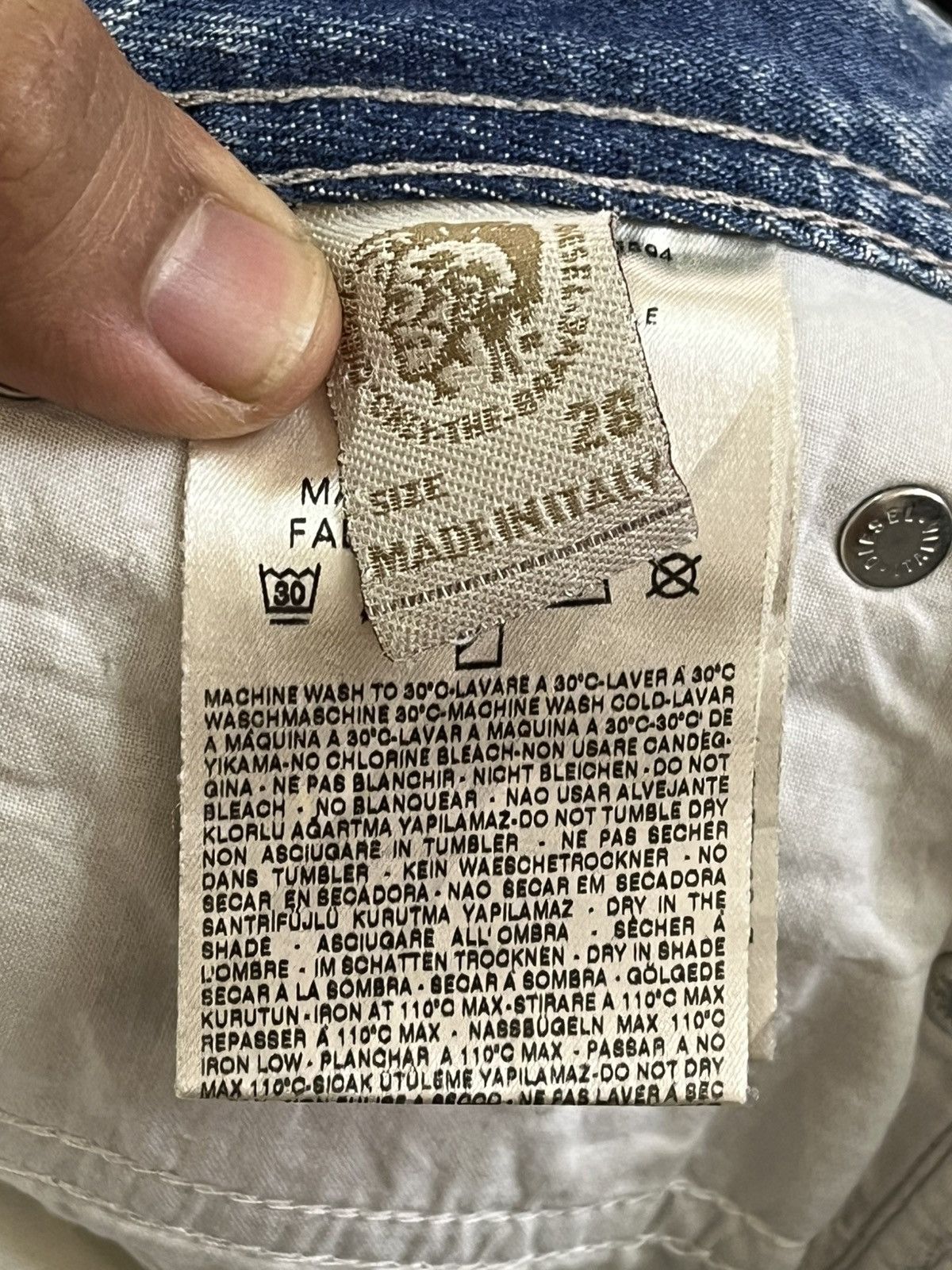 Diesel Vintage Diesel Zatiny Flare Mudwash Distressed Denim Size US 31 - 12 Thumbnail