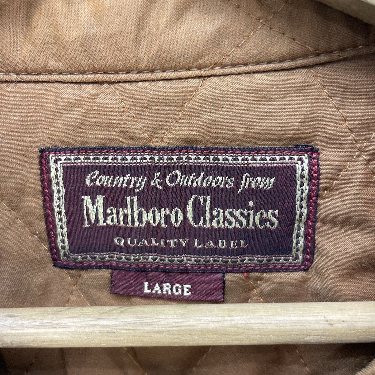 Marlboro 🔥Vintage Malboro Classic Pacthwork Style Shirt Jacket Size US L / EU 52-54 / 3 - 6 Thumbnail