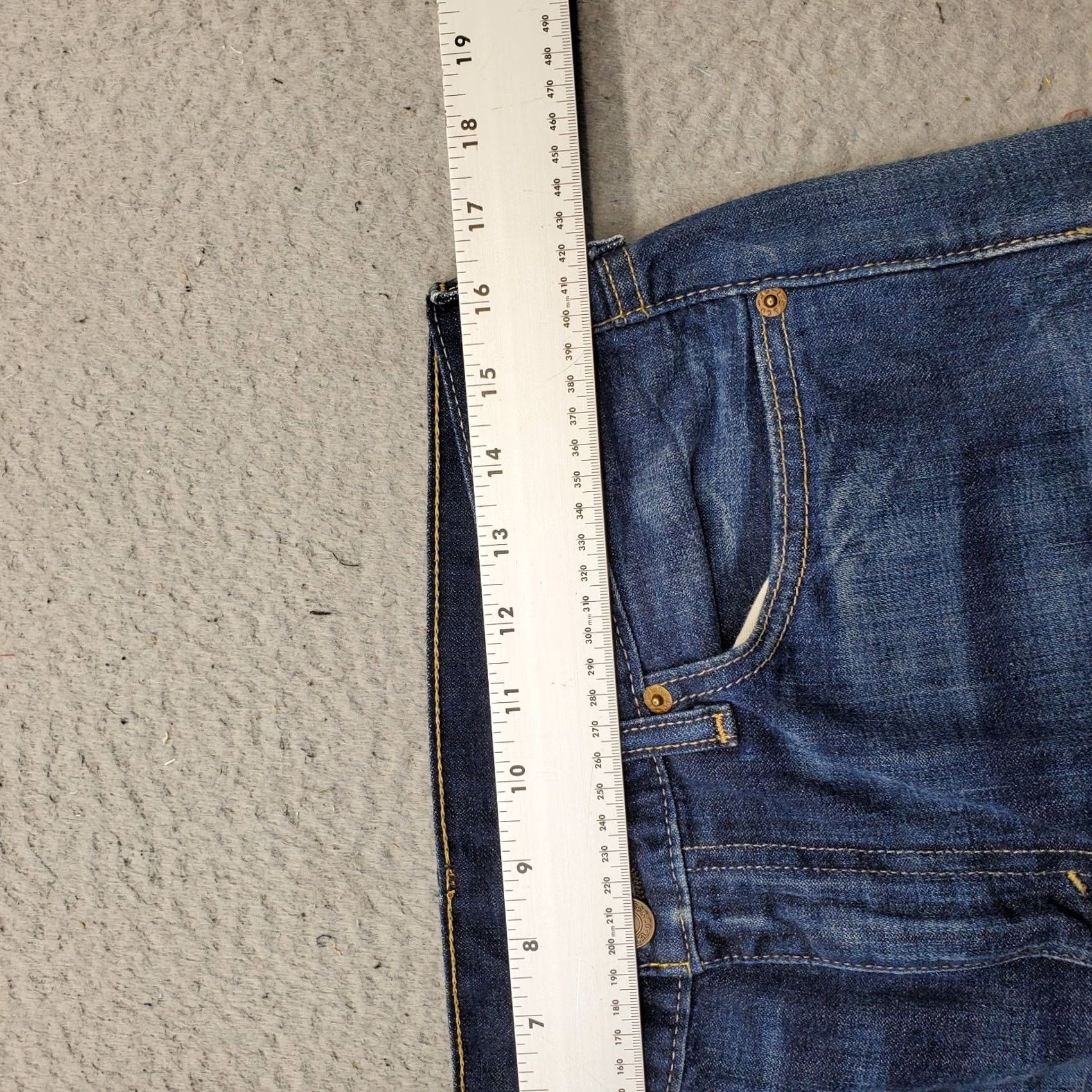 Levi's Levi's Mens 513 Jeans Jeans Shirt? 32x30 Blue Denim Faded Grunge Straight Leg Streetwear Size 32 Mens Size US 32 / EU 48 - 6 Thumbnail