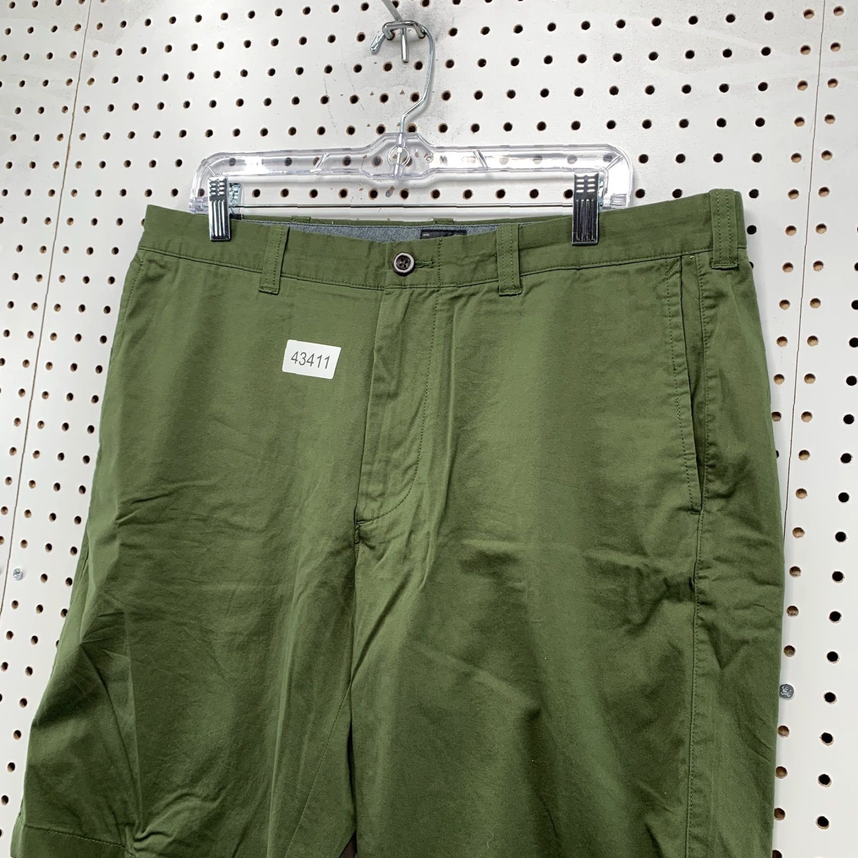 J.Crew VINTAGE? No. J.CREW Stretch Military Chino Shorts Men 36 Green Slim Fit 36x10 Army-Theme Casual Cotton Inseam 10" Men Size US 36 / EU 52 - 2 Thumbnail