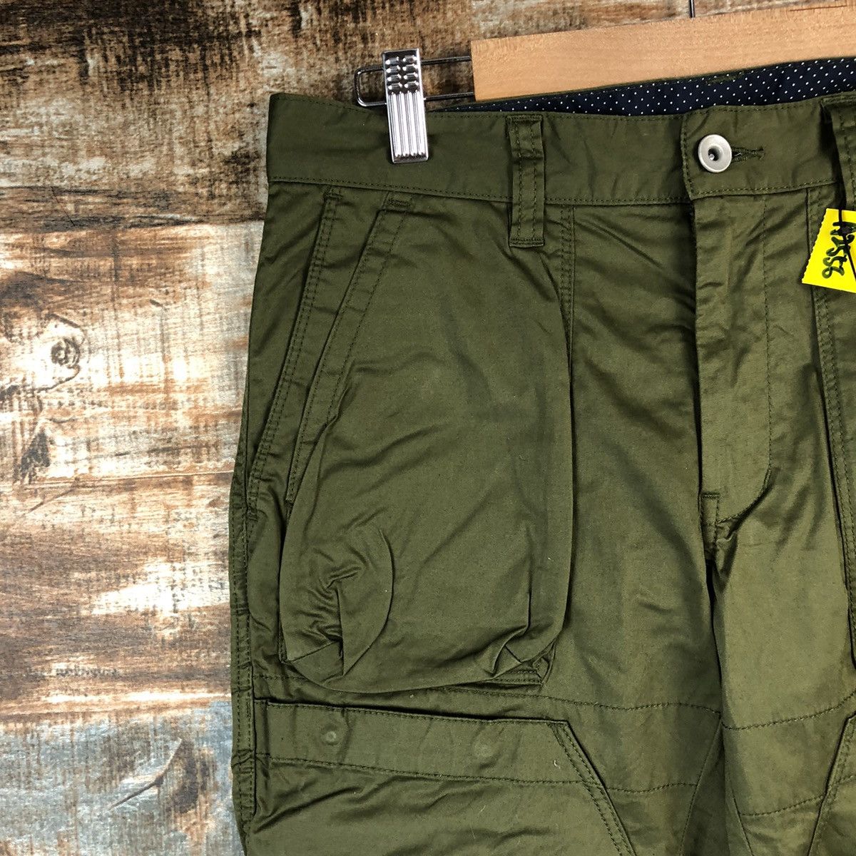 Japanese Brand Vital Green Cargo utility tactical Multipocket Pants #A2556 Size US 29 - 7 Thumbnail