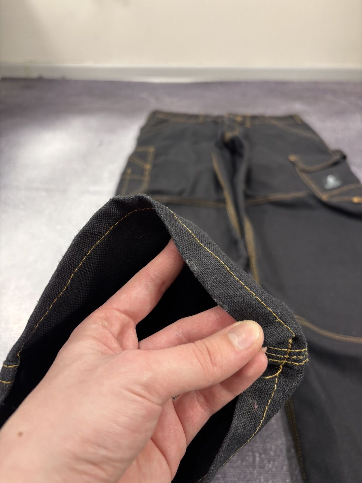 Other Mascot Men’s Black Work Utility Cargo Pants Size US 32 / EU 48 - 6 Thumbnail