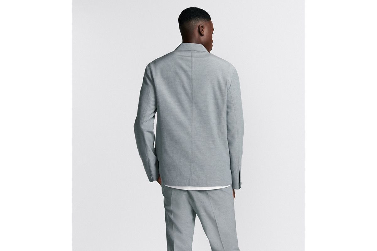 Dior o1bcso1str0226 Classic Workwear Jacket in Grey Size US L / EU 52-54 / 3 - 6 Thumbnail