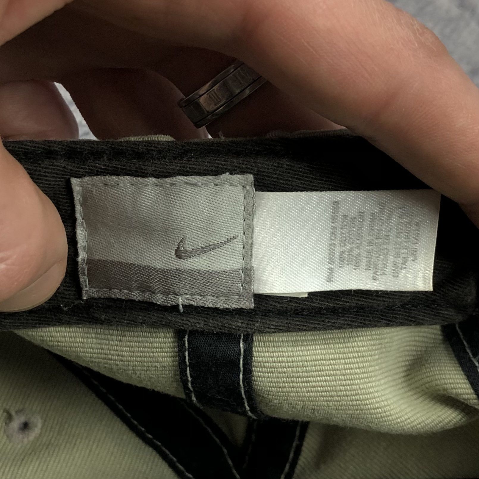 Nike Y2K Nike Double Swoosh Vintage Cap Size ONE SIZE - 9 Thumbnail
