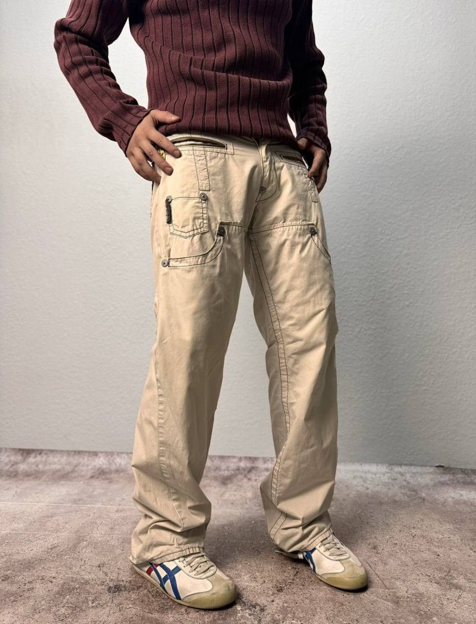 Vintage Michiko Koshino Vintage Bondage Cargo Pants G Star Style Size US 31 - 6 Thumbnail