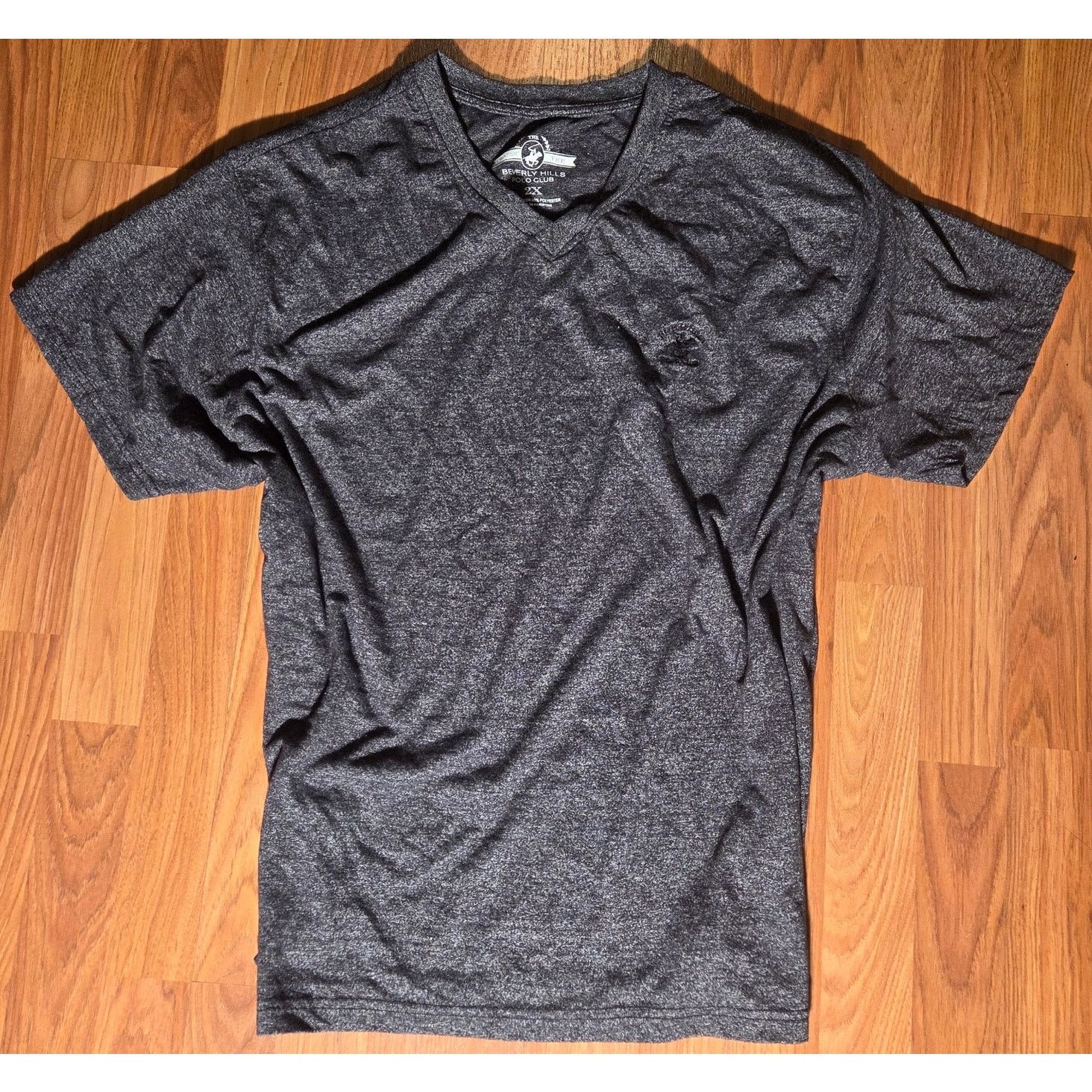 Beverly Hills Polo Club Beverly Hills Polo Club Grey Tee - Men's Size 2X Size US XXL / EU 58 / 5 - 4 Thumbnail
