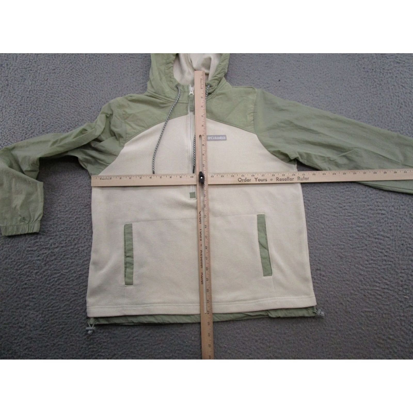 Vintage Columbia Women’s Lightweight Jacket Fleece Nylon 1/4 Zip Hooded Size M Outdoors Size M / US 6-8 / IT 42-44 - 5 Thumbnail
