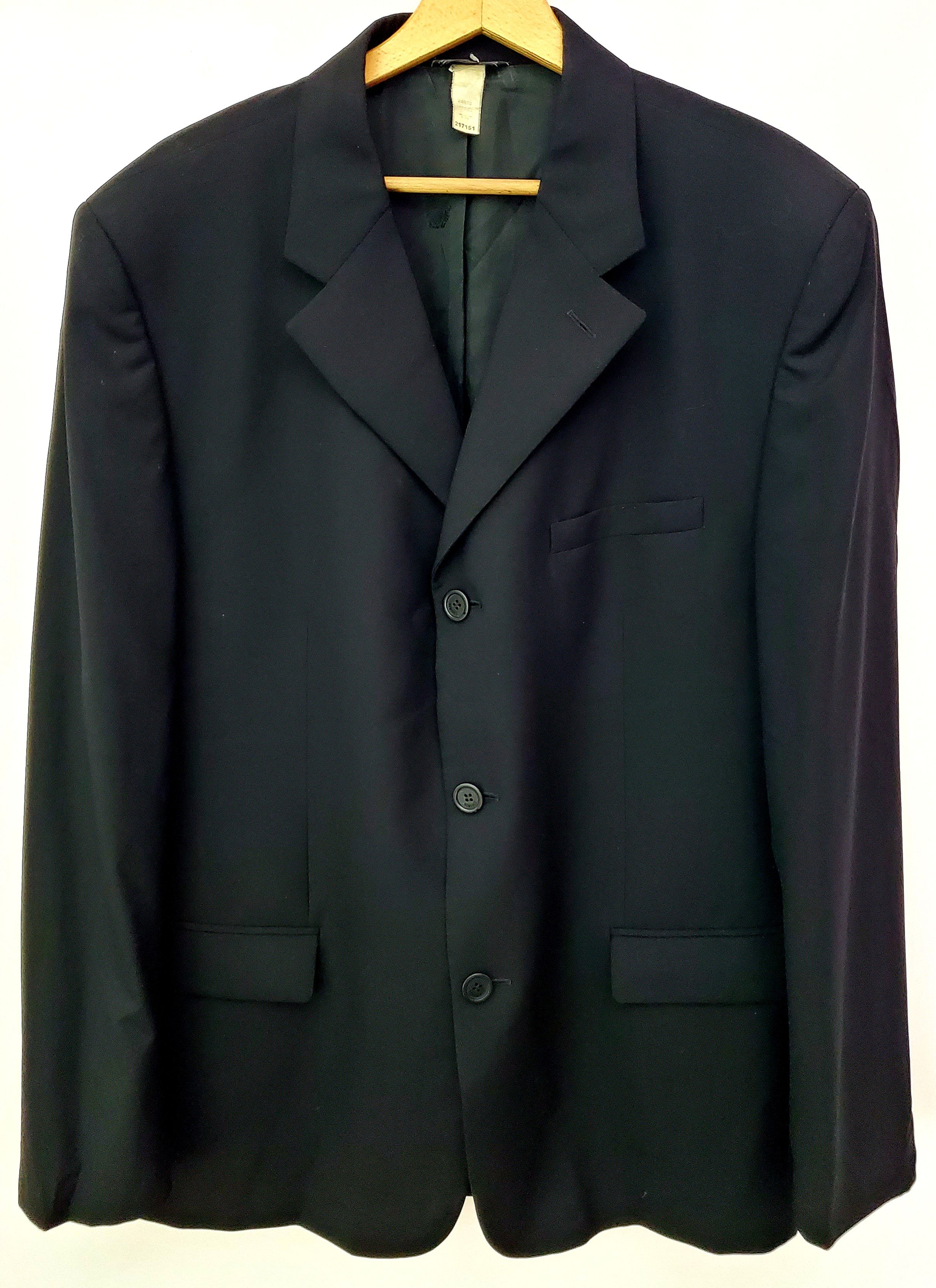 Versace × Vintage Gianni Versace Couture - Black blazer New condition 54 Size 54R - 1 Thumbnail
