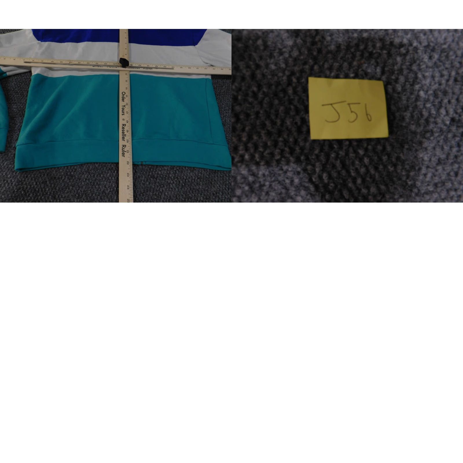 Pinko PINK Victoria's Secret Hoodie Womens Medium Blue White Teal Full Zip Colorblock Size M / US 6-8 / IT 42-44 - 10 Thumbnail