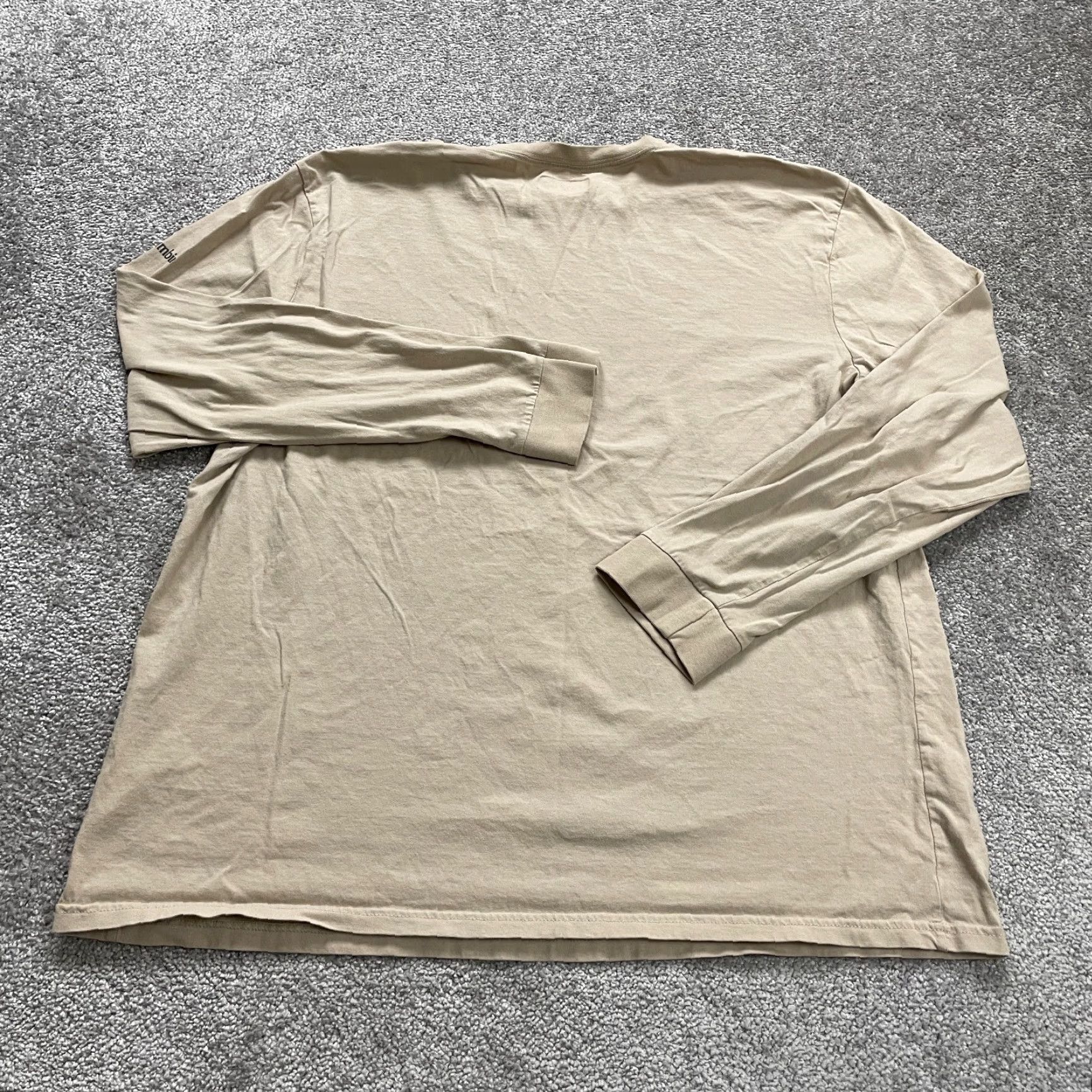 Vintage Columbia T-Shirt Unisex Crew Neck 2XL Brown Cotton Graphic Long Sleeve Casual Shirt Size US XXL / EU 58 / 5 - 2 Thumbnail