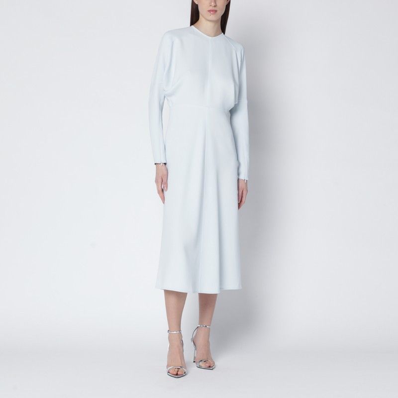 Victoria Beckham Victoria Beckham Ice Blue Dolman Midi Dress Size S / US 4 / IT 40 - 1 Thumbnail