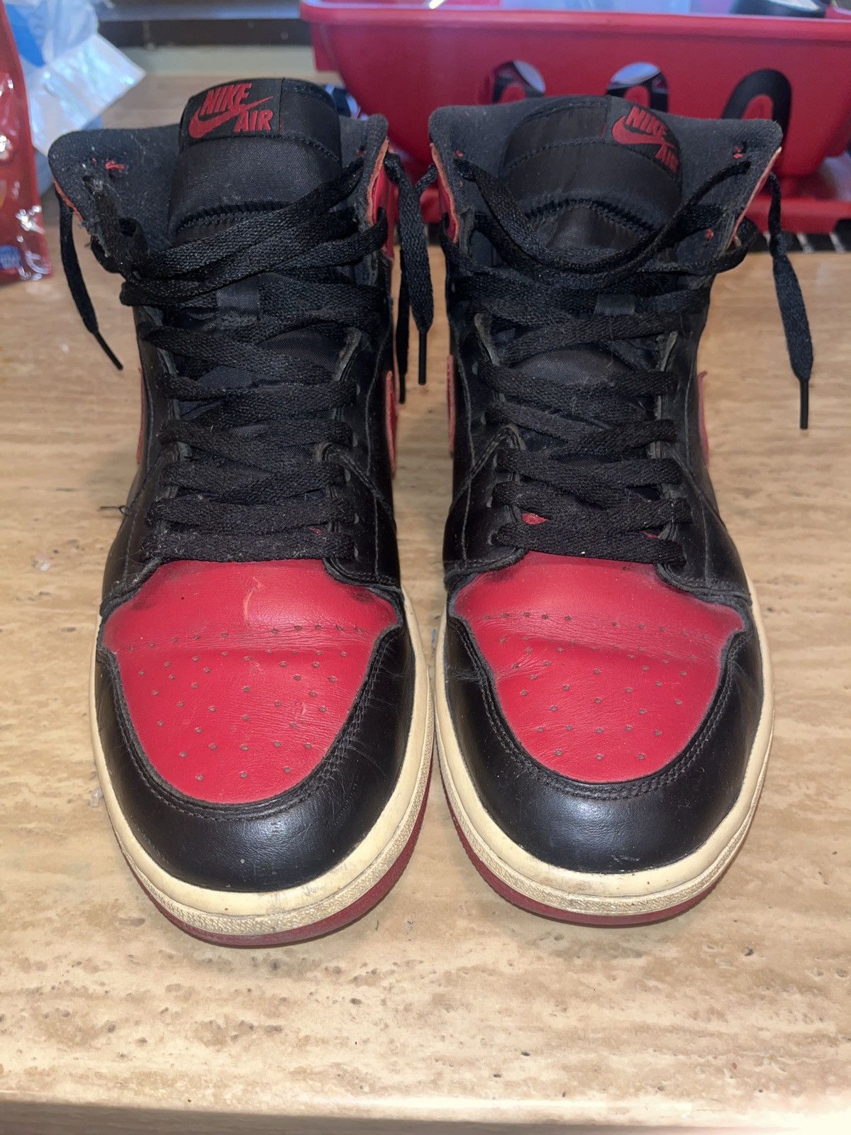 Jordan Brand × Nike Air Jordan 1 Breds “2013” Size US 12 / EU 45 - 6 Thumbnail