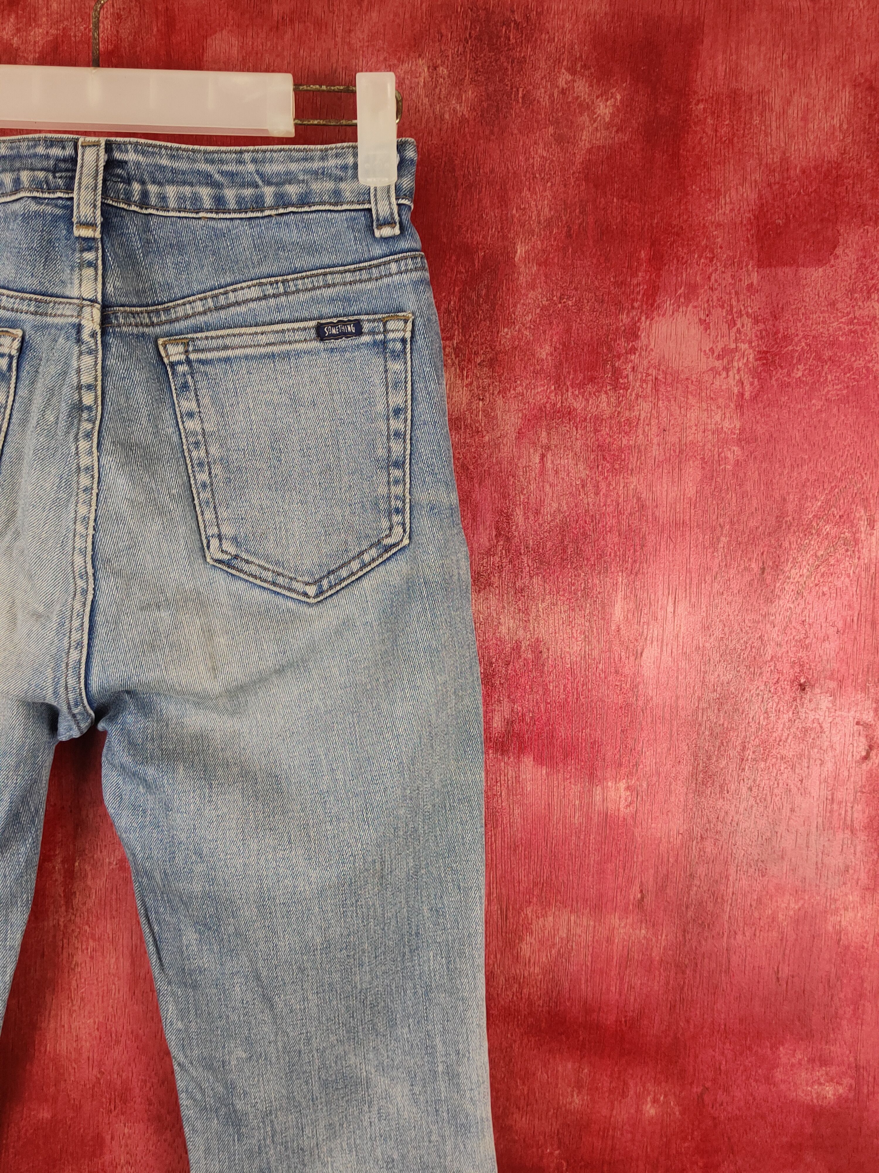 Edwin × Japanese Brand Something-Edwin Blue Faded Distressed Ripped Jeans #S1769 Size 29" - 11 Thumbnail