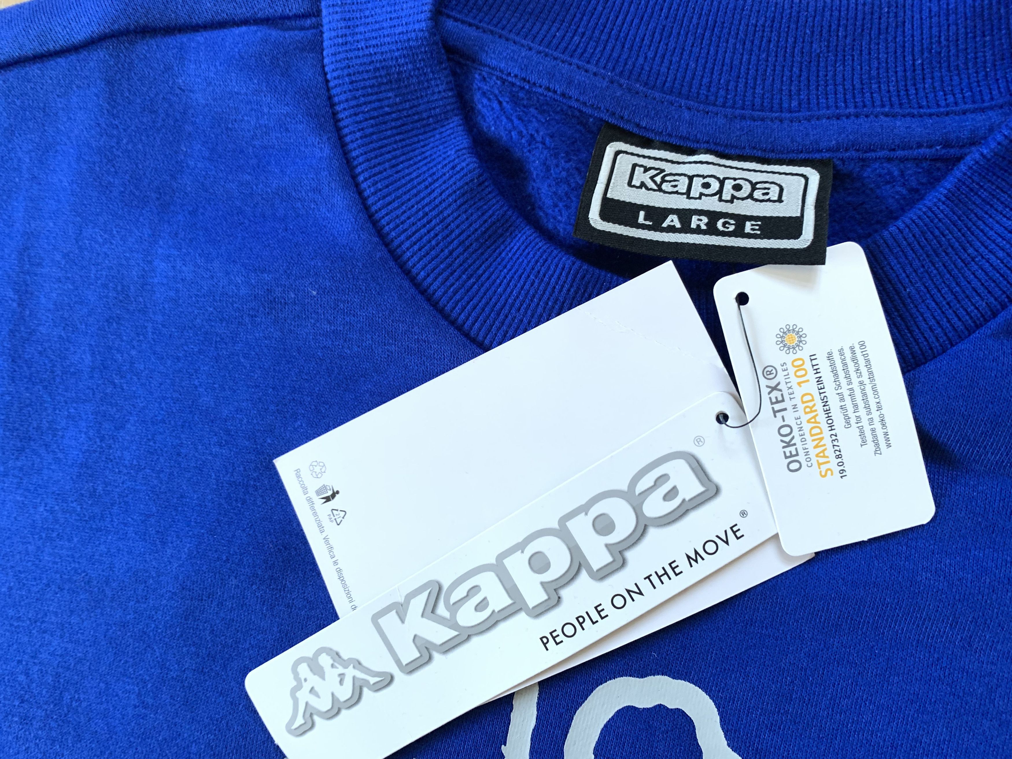 Kappa Kappa New Blue Big Print Cotton Sweatshirt Size US L / EU 52-54 / 3 - 6 Thumbnail